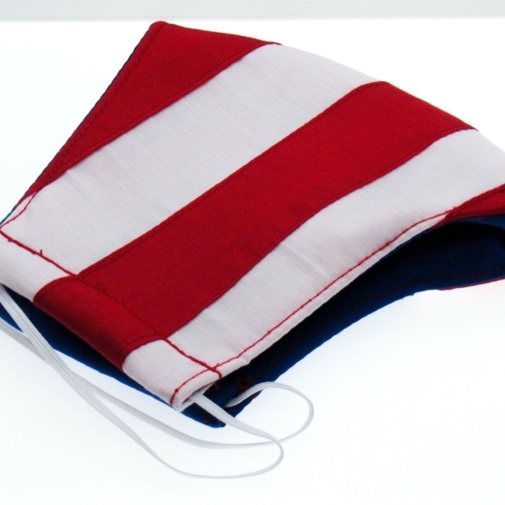 Handmade Puerto Rican Flag Face Protection Mask - Picture 4 of 8